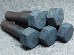 六角ボルト鍛造打ち放し